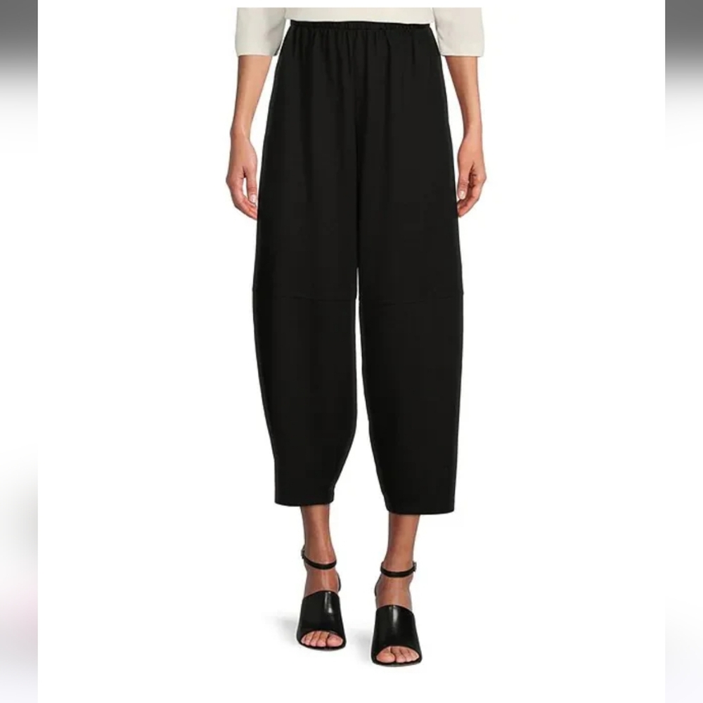 BRYN WALKER Oliver Lantern Pant, Modal Ponte, Women's Size XS, Black